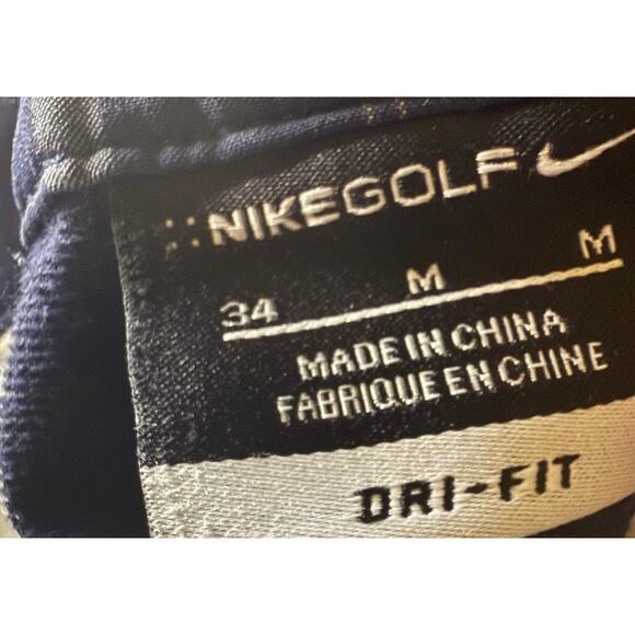 Nike Golf Dri-Fit 11" Plaid Shorts, Blue, Men's Size 34 - Picture 4 of 4